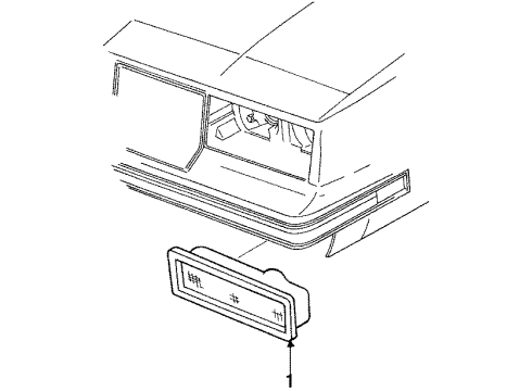 1986 Oldsmobile Cutlass Salon Park Lamps Diagram