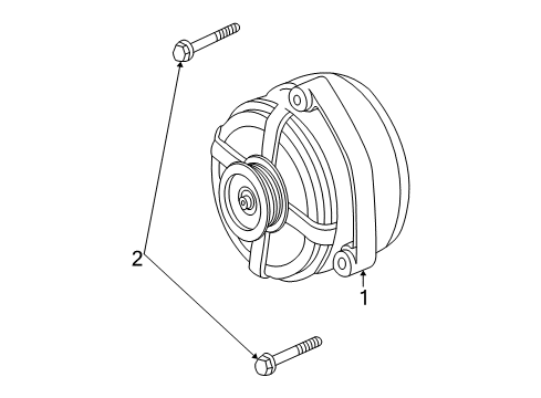 2002 Saturn Vue Alternator Diagram 2 - Thumbnail