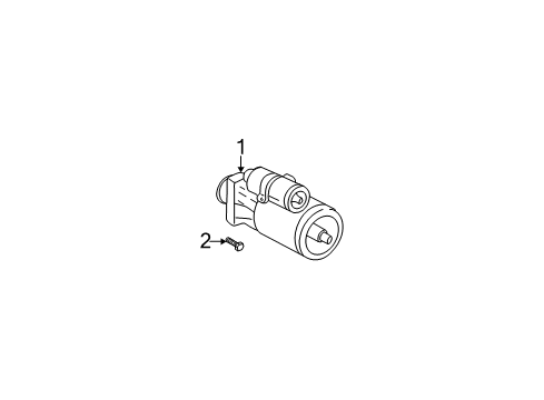 2003 Oldsmobile Bravada Starter, Electrical Diagram 2 - Thumbnail