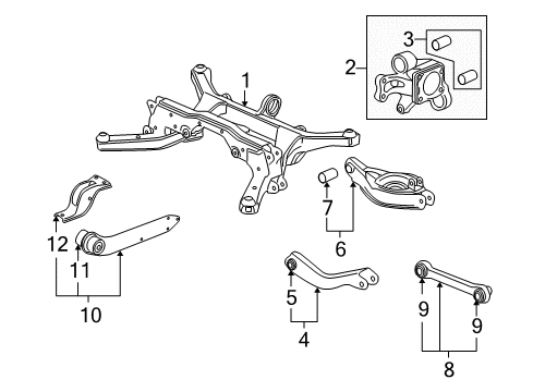 2012 Chevy Equinox Rear Axle Diagram