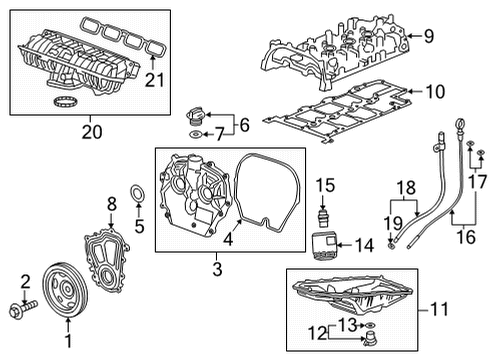 2023 Buick Envision Engine Parts Diagram