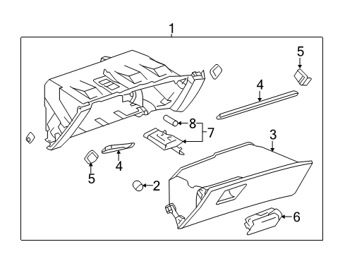 2015 Buick LaCrosse Glove Box Diagram