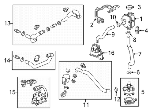 2023 Chevy Bolt EUV Radiator & Components Diagram 1 - Thumbnail