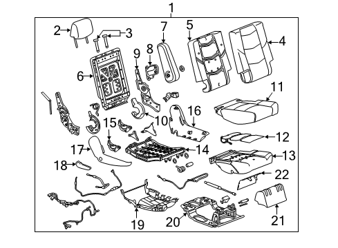 2018 Chevy Tahoe Second Row Seats Diagram