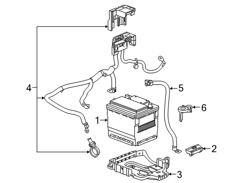 2014 Chevy Spark EV Hybrid Components, Battery, Cooling System Diagram