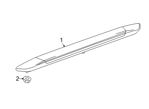 2021 Chevy Malibu High Mount Lamps Diagram