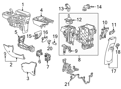 2019 Chevy Bolt EV Gear Shift Control - AT Diagram