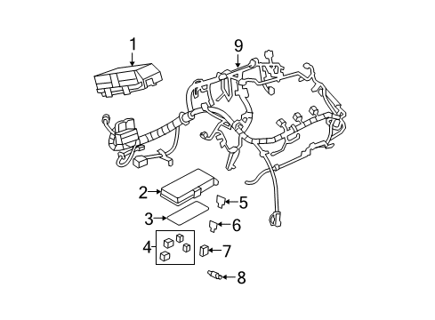 2008 Chevy Malibu Fuse & Relay Diagram 4 - Thumbnail