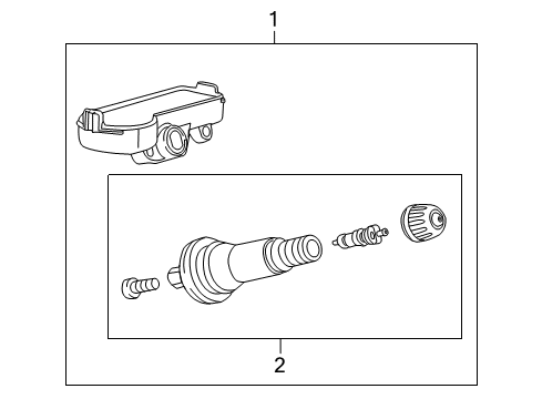 2008 Pontiac G6 Tire Pressure Monitoring Diagram