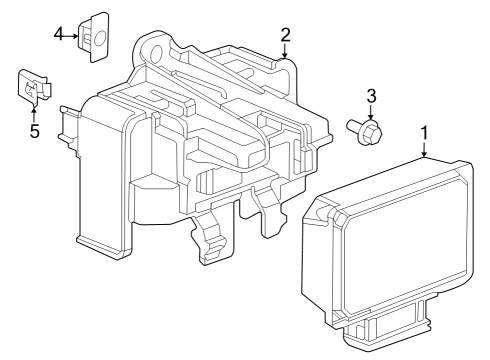 2024 Chevy Trax Electrical Components Diagram