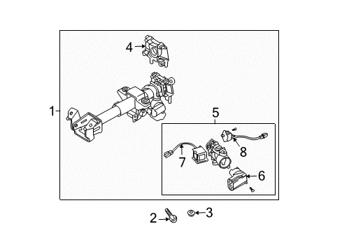 2008 Chevy Aveo Ignition Lock, Electrical Diagram