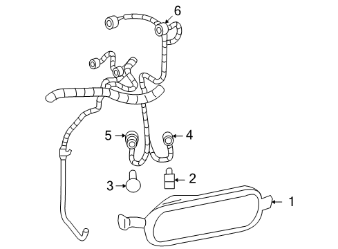 2006 Buick Rainier Corner & Side Marker Lamps Diagram