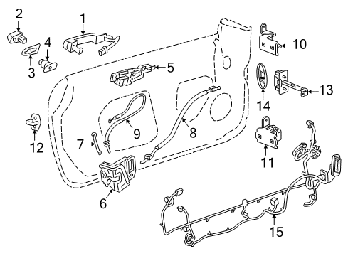 2022 Chevy Camaro Door Diagram 3 - Thumbnail