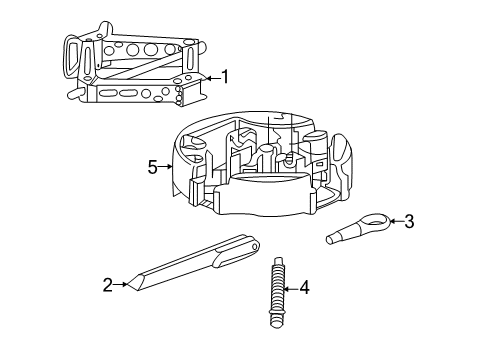 2017 Chevy Cruze Jack & Components Diagram 1 - Thumbnail