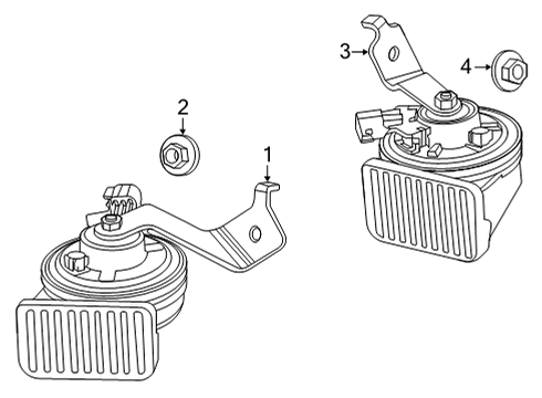 2021 Buick Encore GX Horn Diagram