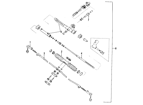 1988 Pontiac LeMans Axle Assembly Diagram for 7849871