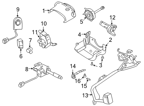 2004 Pontiac Aztek Switches Diagram 3 - Thumbnail