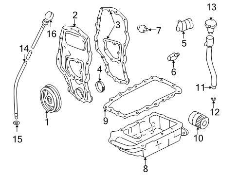 1996 Chevy Cavalier Filters Diagram 4 - Thumbnail