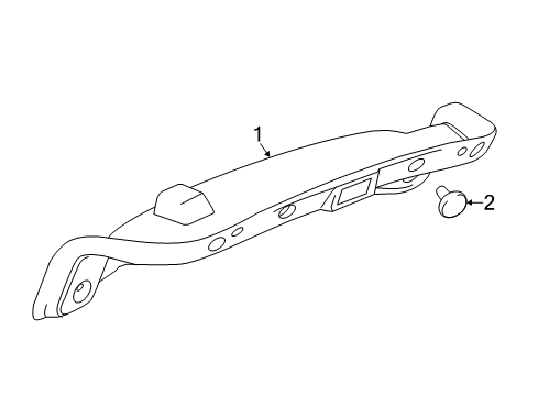 2016 Chevy Malibu Interior Trim - Trunk Lid Diagram