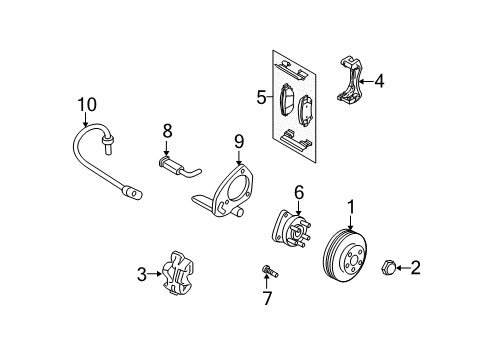 2007 Chevy Uplander Front Brakes Diagram