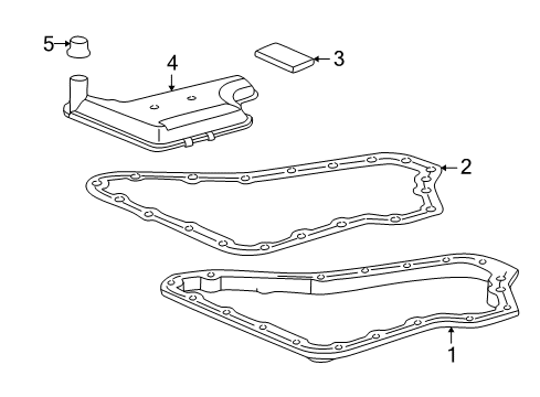 2008 Buick LaCrosse Transaxle Parts Diagram