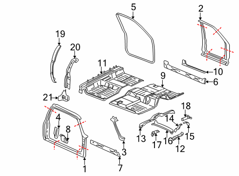 2007 Chevy Silverado 1500 Classic Uniside Diagram