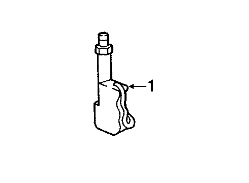 1996 Buick Roadmaster Cable,Antenna Lead, In Diagram for 12162292