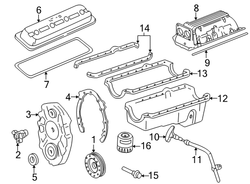 1995 Chevy Camaro Filters Diagram 5 - Thumbnail