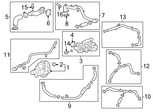 2023 Chevy Colorado Water Pump Diagram