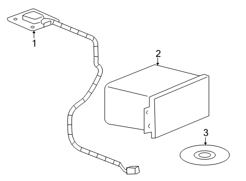 2008 GMC Envoy Navigation System Diagram