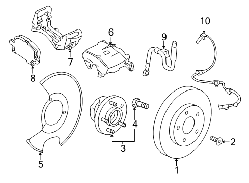 2019 Buick LaCrosse Anti-Lock Brakes Diagram