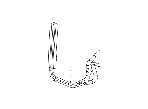 2004 GMC Sierra 2500 HD Power Steering Oil Cooler Diagram 2 - Thumbnail