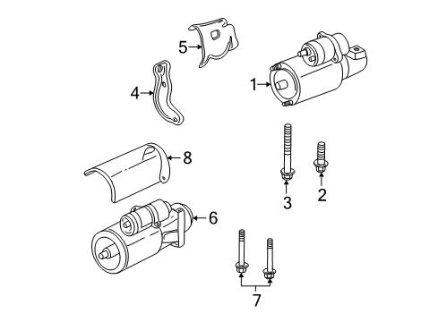 1996 GMC Sonoma Starter, Electrical Diagram