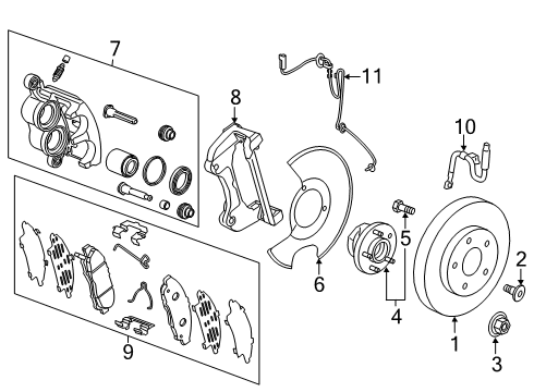 2024 Chevy Blazer Front Brakes Diagram