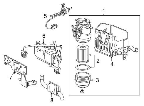 2022 Chevy Express 3500 Filters Diagram 7 - Thumbnail