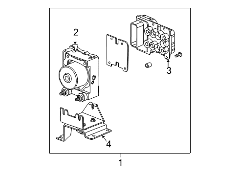 2008 Chevy Colorado Anti-Lock Brakes Diagram