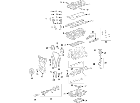 2019 Chevy Traverse Engine Parts & Mounts, Timing, Lubrication System Diagram 3 - Thumbnail