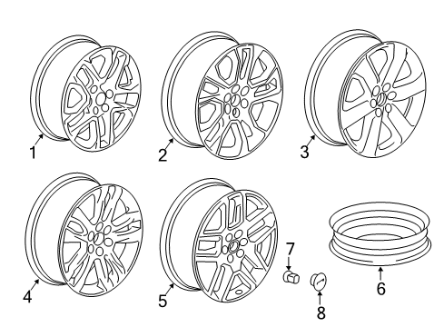 2021 Chevy Traverse Wheels Diagram