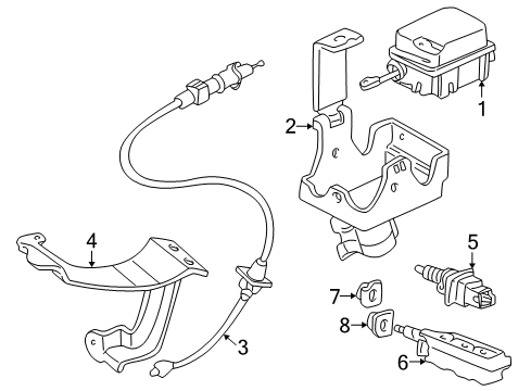 2004 Buick Rendezvous Switches Diagram 1 - Thumbnail