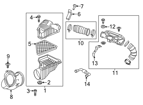 2021 Chevy Blazer Air Intake Diagram