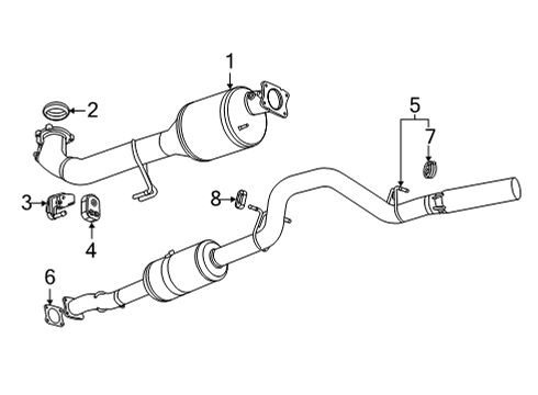 2022 Chevy Silverado 2500 HD Diesel Aftertreatment System Diagram