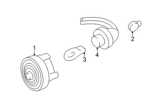 2001 Pontiac Sunfire Park & Signal Lamps Diagram