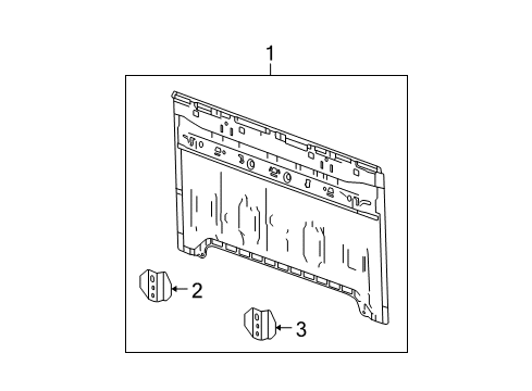 2006 GMC Canyon Back Panel Diagram 3 - Thumbnail