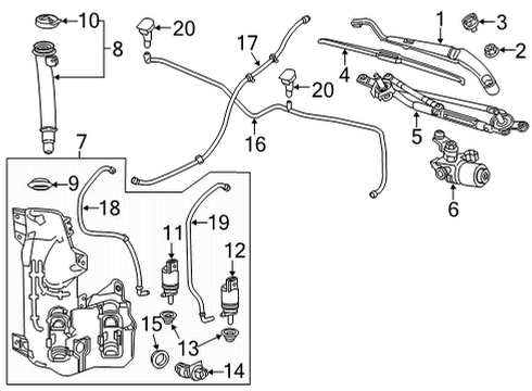 2021 Buick Envision Wipers Diagram 2 - Thumbnail