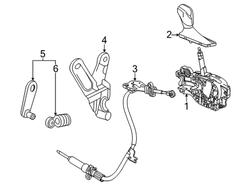 2020 Cadillac CT4 Gear Shift Control - AT Diagram 2 - Thumbnail