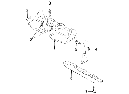 1999 Chevy Lumina Air Baffle Diagram 2 - Thumbnail