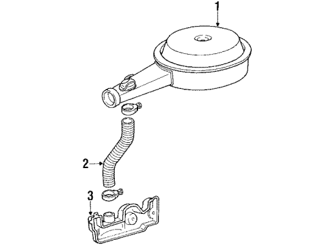 1986 Pontiac Parisienne Air Inlet Diagram