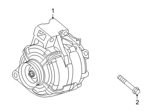 2010 Cadillac SRX Alternator Diagram