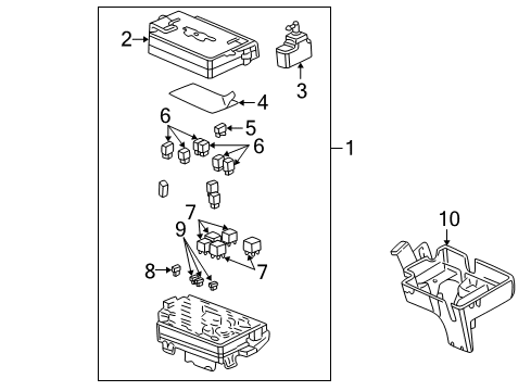 2007 Buick Rendezvous Electrical Components Diagram 1 - Thumbnail