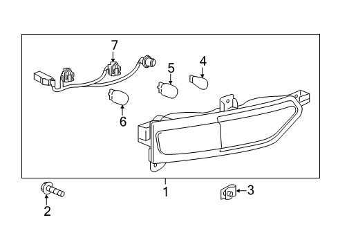 2018 Chevy Bolt EV Tail Lamps Diagram 2 - Thumbnail